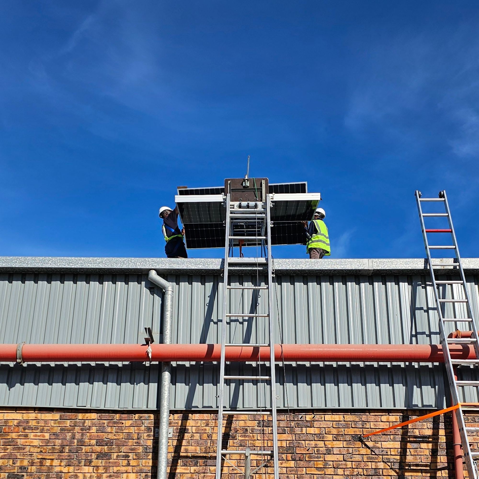 Solar service work