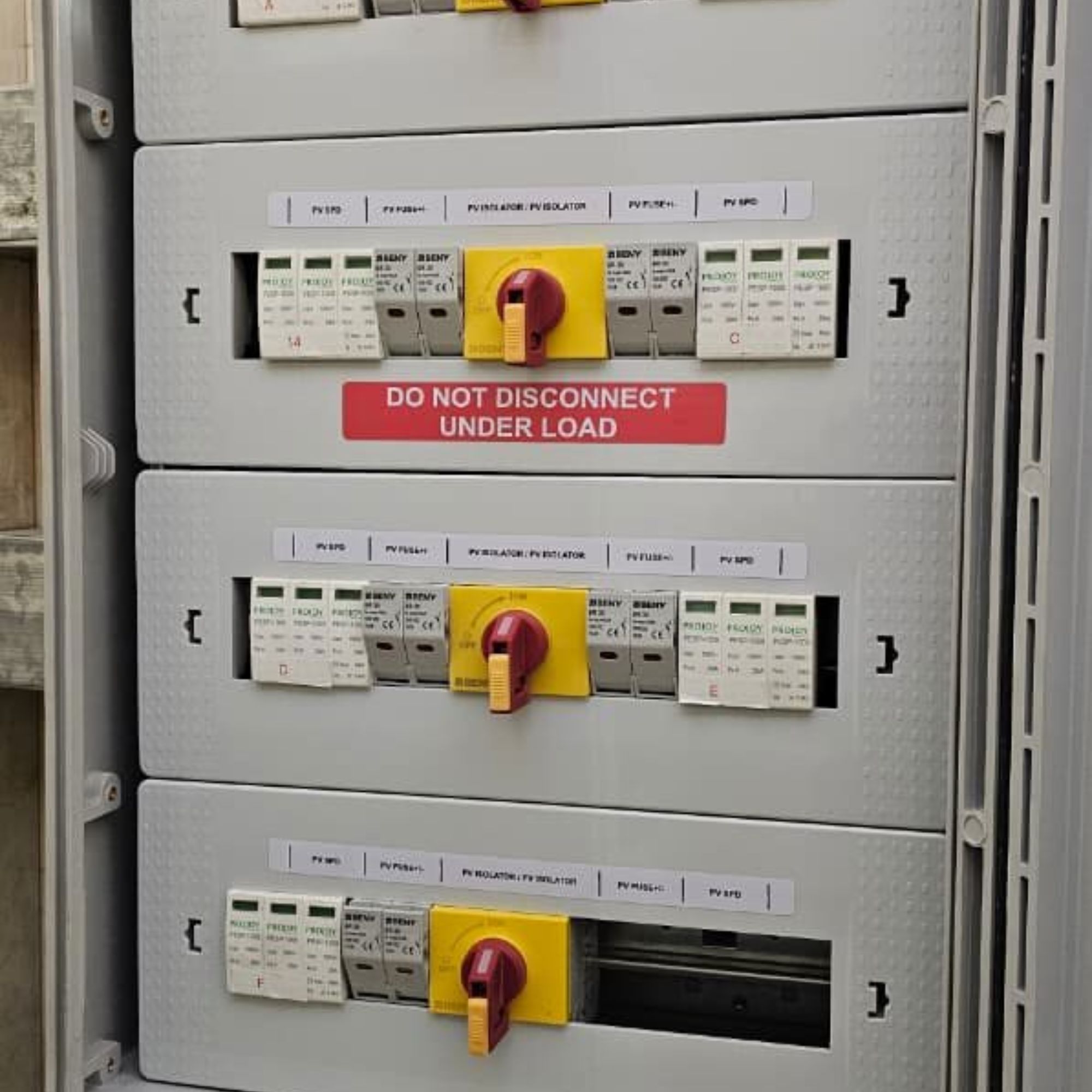 Switchgear setup