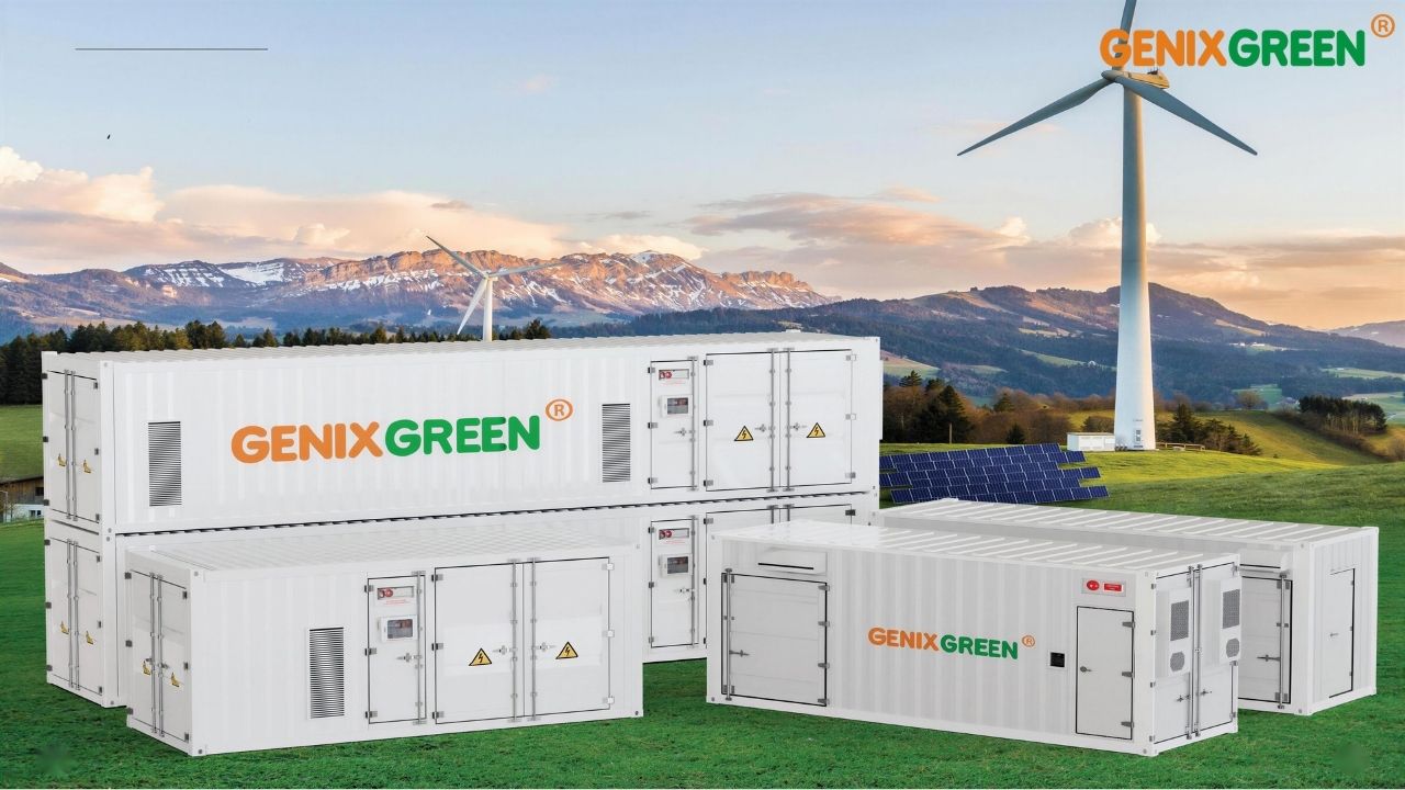 GenixGreen commercial industrial energy storage containers