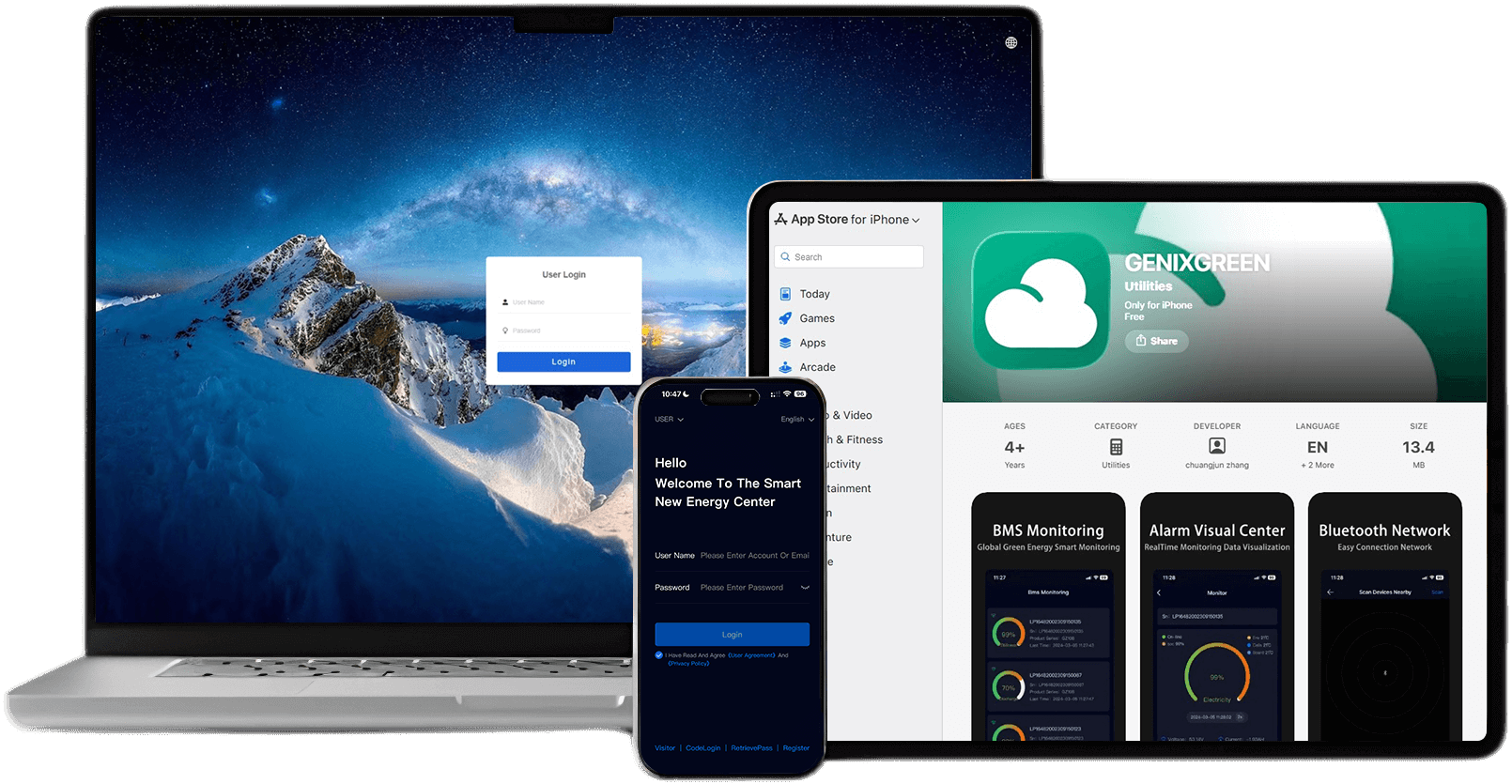 AK Solar smart monitoring app